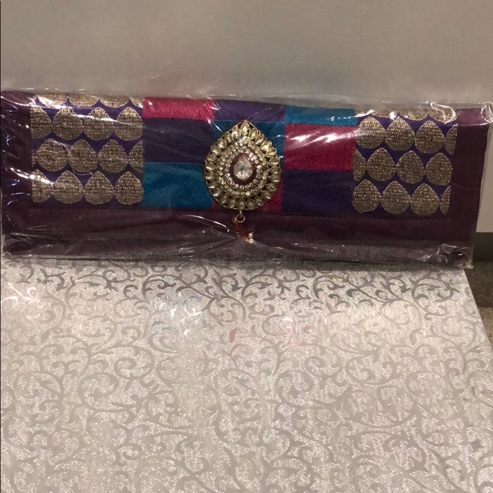 Indian Clutch purse bag crossbody